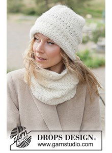 Gehaakte muts met halswarmer