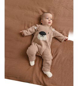 Boxpakje met berenhoofd gemaakt van Phildar Phil Lambswool 51