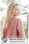 Breipatroon Frosted Cranberry Sweater van andere kant
