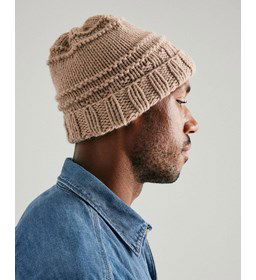 Muts met dubbele boord gemaakt van Phildar Phil Rapido