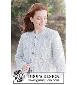 Stone Veil Cardigan gemaakt van knopen