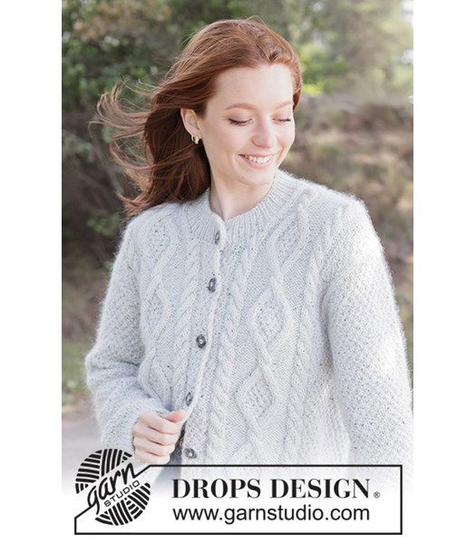 Breipatroon Stone Veil Cardigan