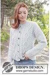 Breipatroon Stone Veil Cardigan van andere kant