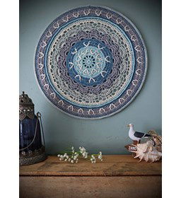 Mandela Nederlandse kust gemaakt van Scheepjes Stone Washed