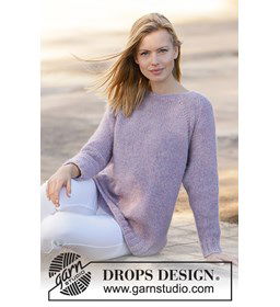 Dames trui gemaakt van Drops Air
