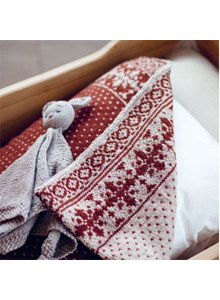 Babydeken tweekleurige deken Olav