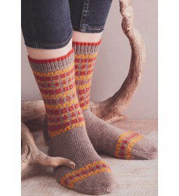 Sokken gemaakt van Lang Yarns Jawoll