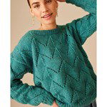 Breipatroon Damestrui in Zigzag patroon