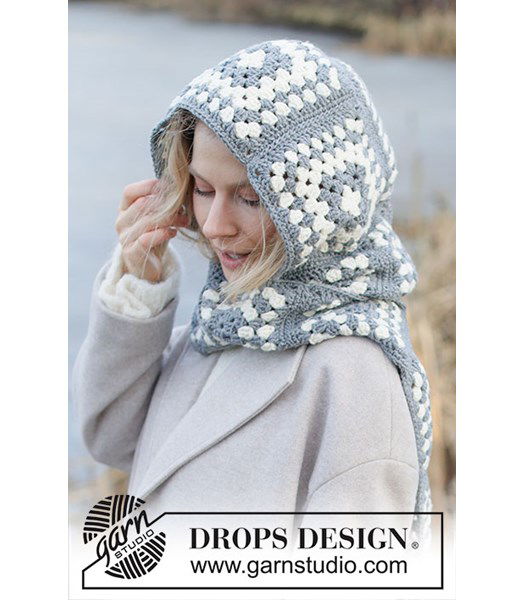 Haakpatroon Granny Square Hood