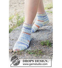 Meteor Marchers Sokken gemaakt van DROPS Fiesta