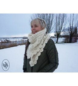 Sjaal gemaakt van Haaknaalden