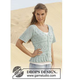 Vest gemaakt van Drops Cotton Light