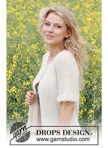 Damevest Pearlescent Cardigan met ruches