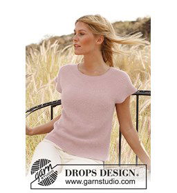 Gebreide top gemaakt van Drops Alpaca