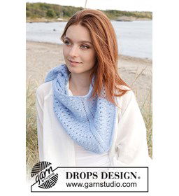 Omslagdoek gemaakt van Drops Air