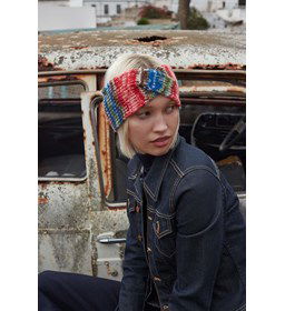 Haarband met gekruiste voorkant