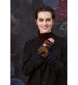 Polswarmers gemaakt van Lang Yarns Donegal