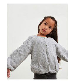 A-lijn vest met raglanmouwen gemaakt van Phildar Phil Cheri