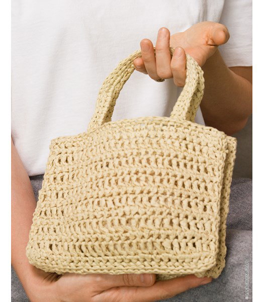 Haakpatroon paperbag tasje
