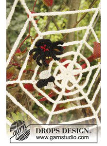 Spinnenweb met spin en vlieg