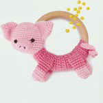 Haakpatroon Rammelaar Biggetje