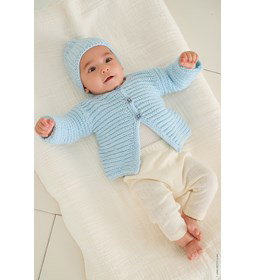Summer Softness babyvest gemaakt van knopen