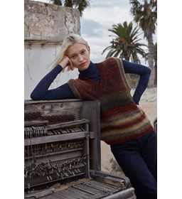 Mouwloze trui gemaakt van Lang Yarns Move 6