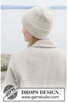 Breipatroon muts met brede omvouw Fall Air Hat van andere kant