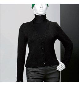 Vest gemaakt van Lang Yarns Cashmere Premium