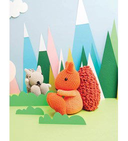 Ricorumi Friends eekhoorntjes gemaakt van Boeken Rico