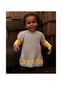 Kinderjurkje met korte pofmouwtjes