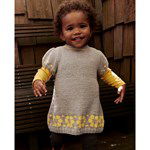 Breipatroon Kinderjurkje met korte pofmouwtjes