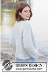 Breipatroon Sky Whisper Cardigan van andere kant