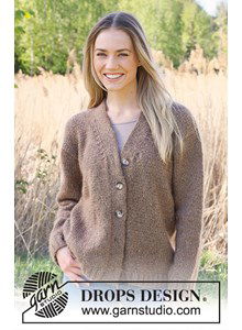 Damesvest met V-hals