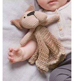 Koesdoek puppy hond gemaakt van Rico Ricorumi Spin Spin