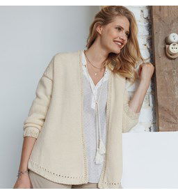 Vest gemaakt van Phildar Phil Brillant