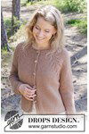 Breipatroon Cinnamon Crush Cardigan van andere kant