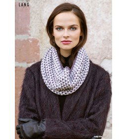 Colsjaal gemaakt van Lang Yarns Carpe Diem