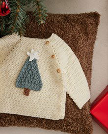 Babytrui Aubin met kerstboom