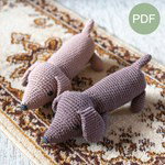 Haakpatroon Knuffeldier teckel