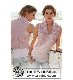 Bolero gemaakt van Drops Kid Silk