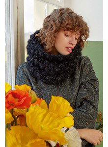 Dames sjaal met noppenpatroon