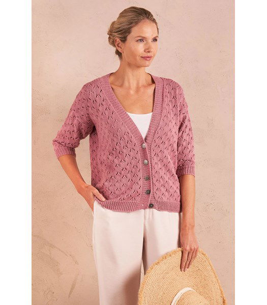 Breipatroon Vest in kantpatroon