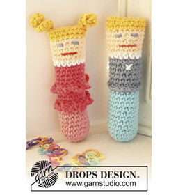 Meisjes en jongens pop gemaakt van Drops Paris