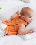 Breipatroon Babytopje met gekruist achterpand