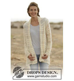 Vest gemaakt van Drops Baby Merino