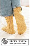 Breipatroon Gebreide sokken met unieke hiel in DROPS Fiesta van andere kant