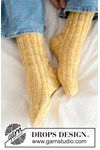 Breipatroon Gebreide sokken met unieke hiel in DROPS Fiesta van andere kant