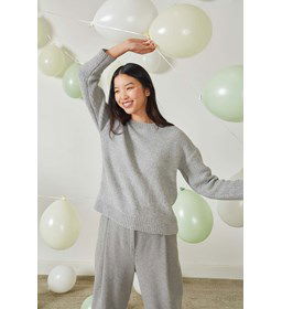 Damestrui met ronde hals