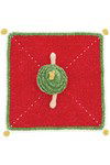 Haakpatroon Baby Blankie Christmas Lovey van andere kant